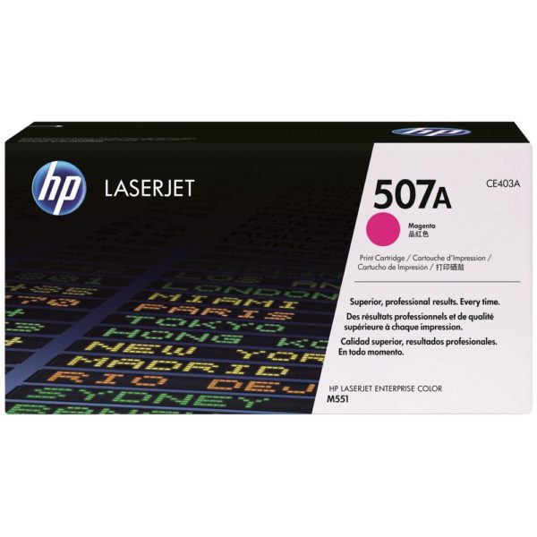 Genuine HP CE403A Magenta Toner Cartridge 507A